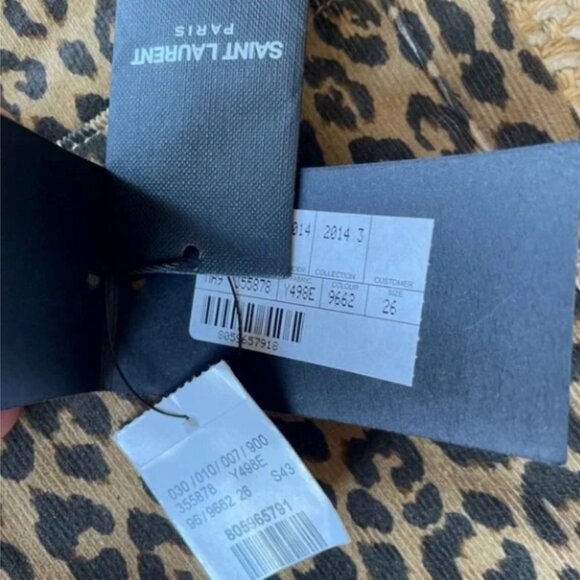 YSL Animal Print Straight Leg Pants - Picture 12 of 13